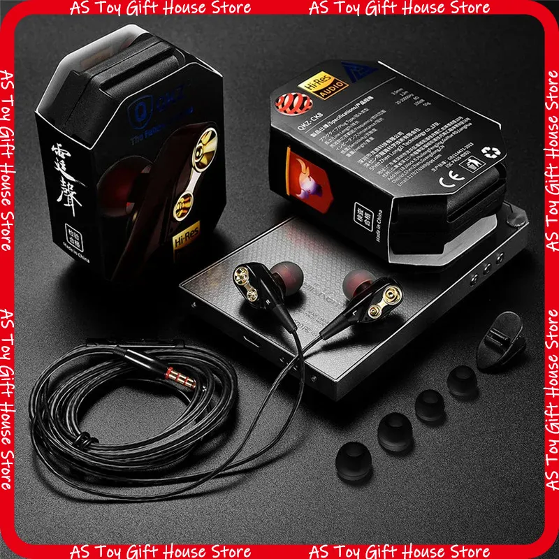 Audio Music Hifi - QKZ CK8 Auricolari In-Ear Cablati con