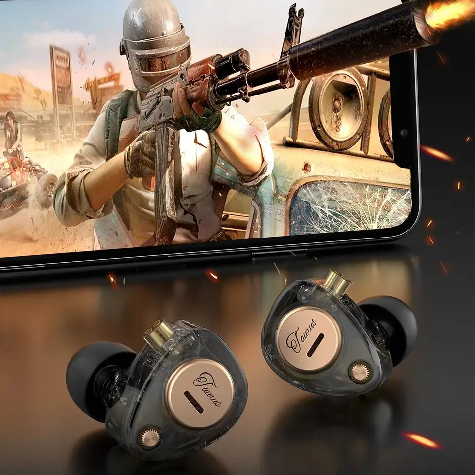 Audio Music Game - Auricolari In-Ear KZ Taurus con Cavo,