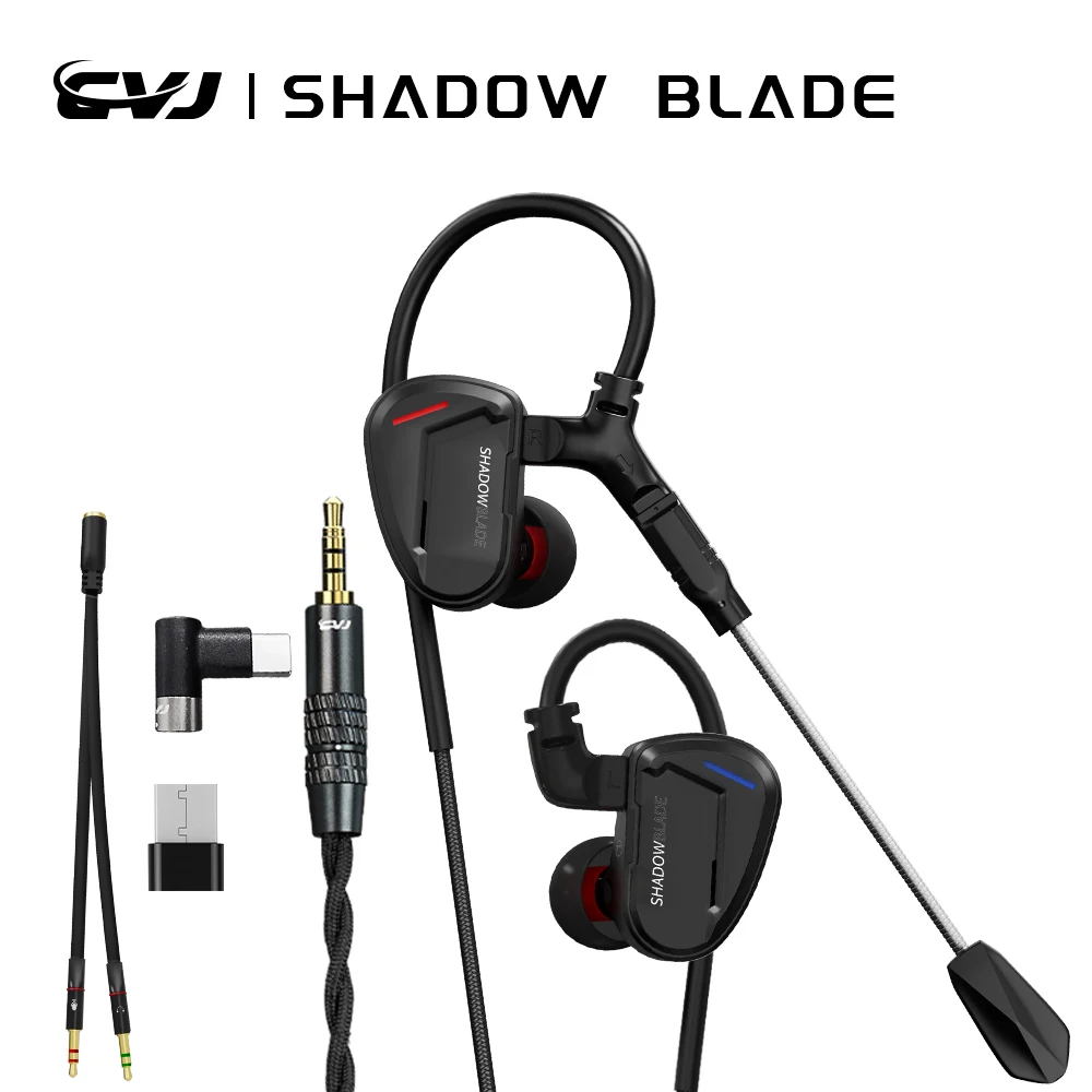 Audio Music Game - Auricolari In-Ear CVJ Shadow Blade con