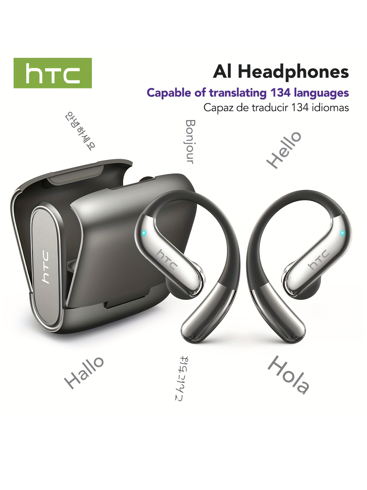 Audio To Music - Cuffie Bluetooth Open-Ear HTC 30 ore