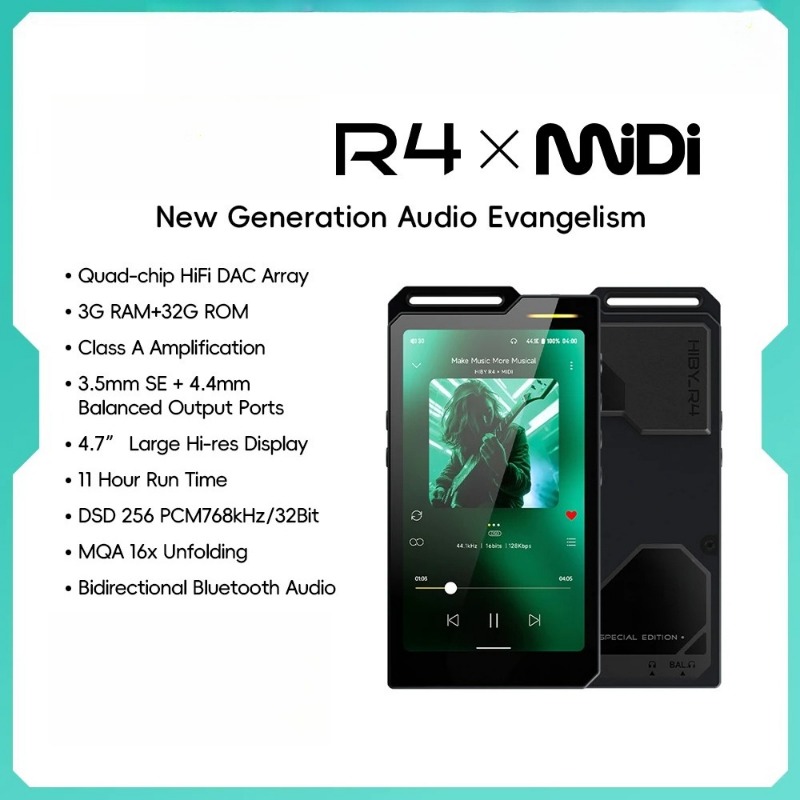 Audio Music Hifi - R4 MiDi Versione ES9018Q2M * 4