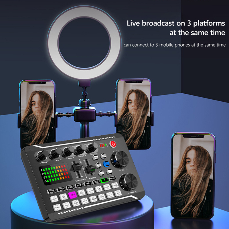 F998 Scheda audio dal vivo Aud - Audio Music Tiktok recensione e prezzo